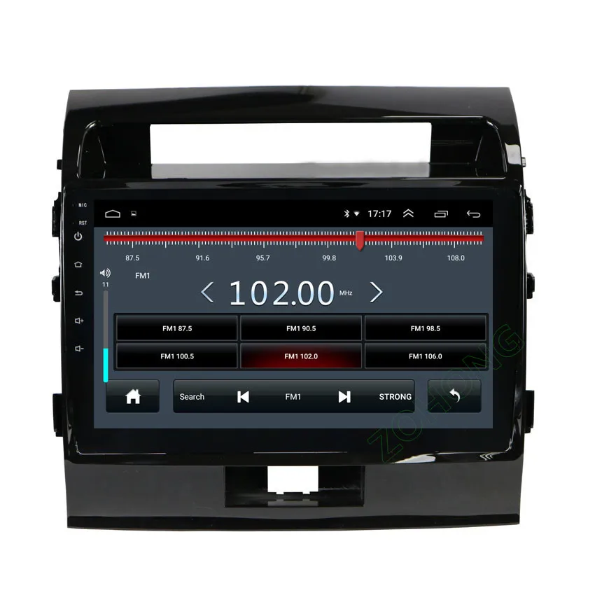 Мультимедийный dvd плеер для Toyota Land cruiser 200 LC200 4 + 64 ГБ DSP 10 2 дюйма android 9