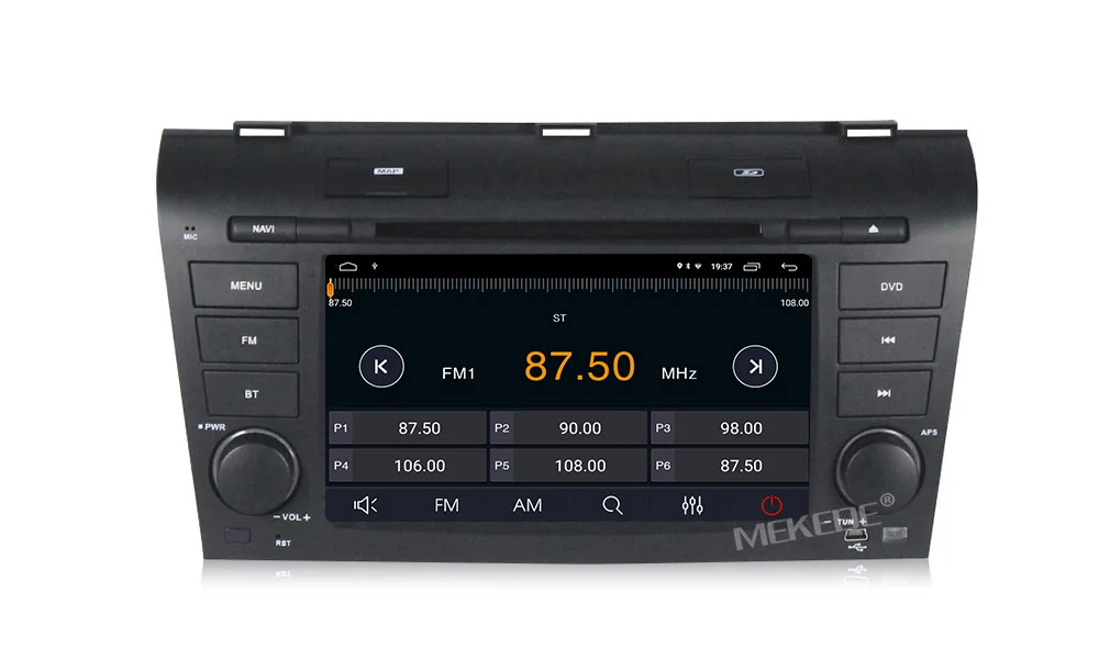 MEKEDE HD DSP 2G+ 32G ram Android 9 экран AV выход автомобильный dvd-плеер для Mazda 3 2004-2009GPS плеер навигационное Радио стерео