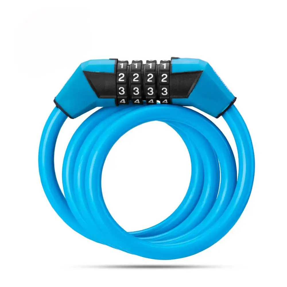 Для Mijia электрический скутер блокировка паролем Противоугонный замок защитные аксессуары портативный и простой - Цвет: Blue