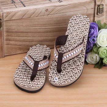 

New Men Shoes Men's Camouflage Slippers Japanese Sandals Flip Flops For Men Platform Sandals Women Beach Slippers Size 40~45