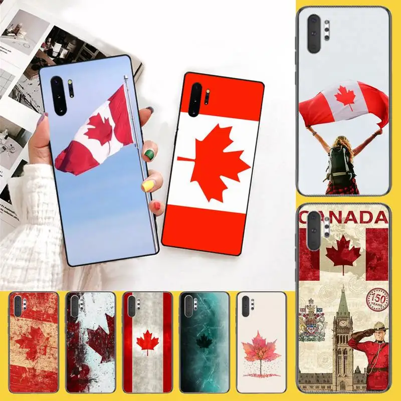 HPCHCJHM Canadian Flag Customer High Quality Phone Case For Samsung Galaxy J7 J8 J6 Plus 2018 Prime Note 7 8 9 10 pro | Мобильные