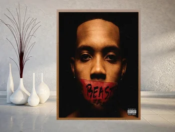 

G herbo Album Hip Hop Album Cover Silk Poster and Print Wall Art Picture Painting Home Decor