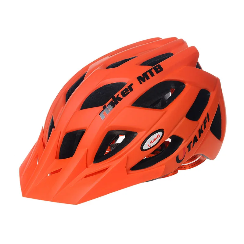 

UTAKFI Bicycle Helmet - Cycling Protective Helmets MTB Bike Helmet for Men PC+EPS Ultralight Orange Bike Cycling Accerrories