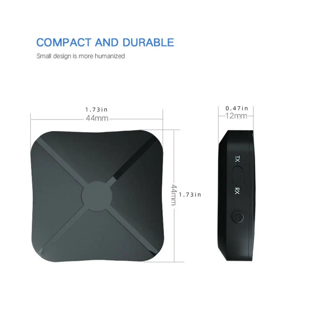 2 в 1 беспроводной Bluetooth 4,2 аудио приемник передатчик для телевизора 3,5 мм AUX Bluetooth адаптер для наушников дома ТВ MP3 PC
