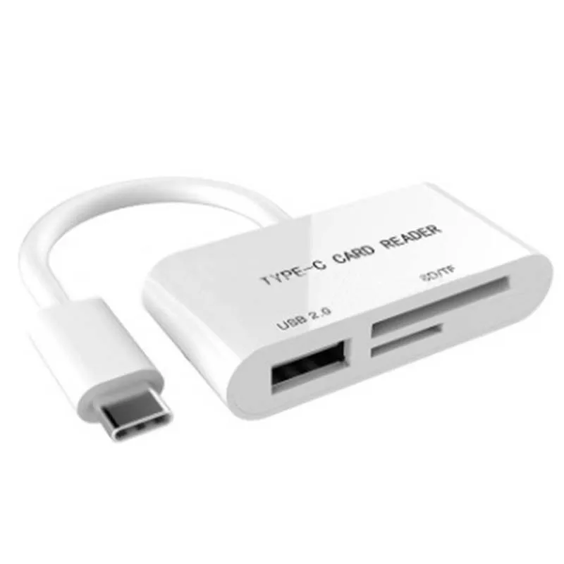 3 в 1 USB кардридер адаптер type C кабель SD Micro SD TF камера подключение для Macbook Pro type-C порт