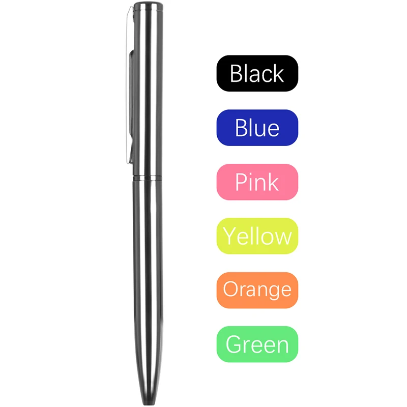 2021 New Mini Advertising Pen Waterborne Metal Ballpoint Stationery Gel Signature Office and School Supplies | Канцтовары для офиса