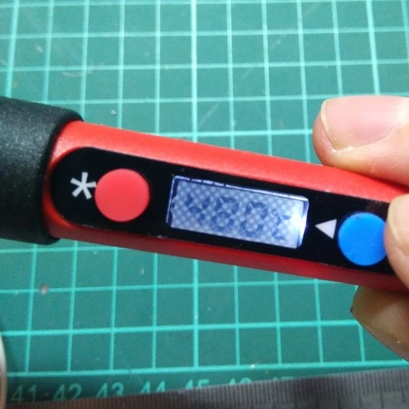 USB 5V 2A 10W Цифровой температурный Регулируемый паяльник Комплект портативная Бессвинцовая сварочная паяльная станция с переключателем набор инструментов