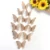 12Pcs 3D Wall Stickers Hollow Rose gold/Golden/Silver Butterfly Wall Stickers DIY Art Home Decor Wall Decals Wedding decoration 9