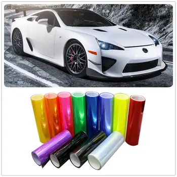 

Fog Headlight Tail Light Tint 7 color Available Vinyl Film Wrap Sheet Cover Sticker car styling