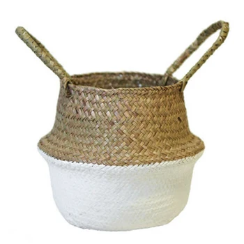 

Folding Basket Dirty Clothes Storage Decoration Wicker/straw 22*20cm Basket
