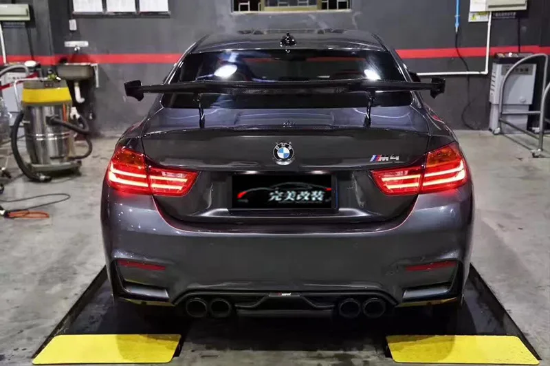 

Car Styling Exterior Carbon Fiber Modified Rear Spoiler Tail Trunk Lip Wing Decoration Fit For BMW M1 M3 M4 M5 M6 MAD GT Spoiler