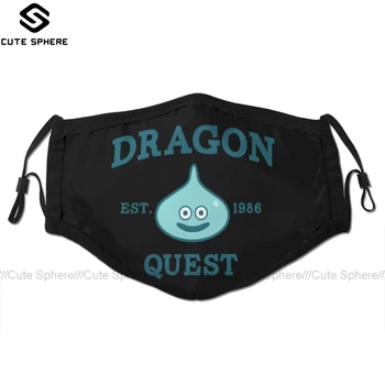 

Dragon Quest Mouth Face Mask Dragon Quest Facial Mask Fashion Cool with 2 Filters for Adult