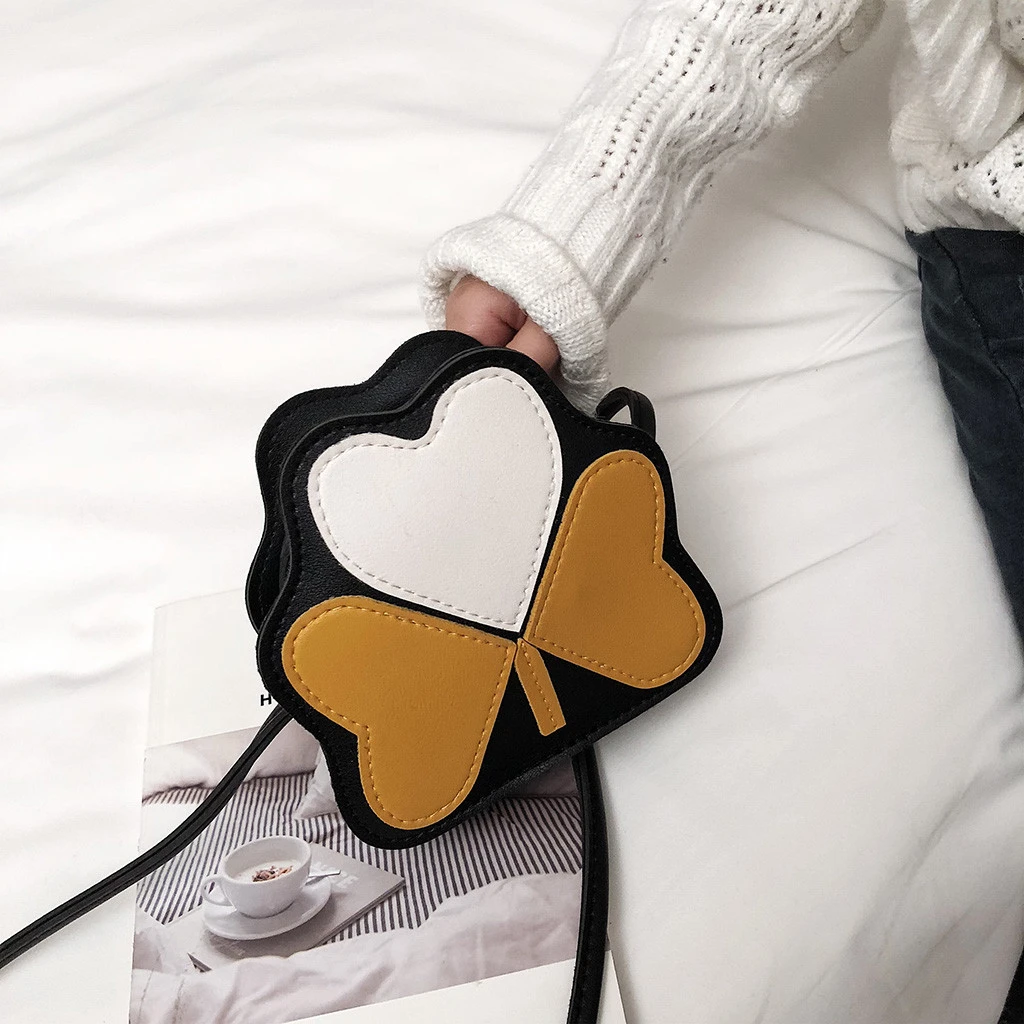 2019 Girl Backpacks Coin Purse Handbag Children Wallet Small Kids Shoulder Handbag Crossbody Purse Money Baby Heart Bags 823
