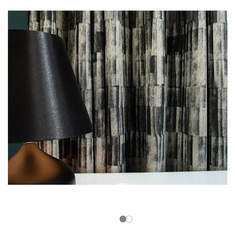 thumbnail image 1 of Fahion Golden Blackout Curtains for Living Room Modern High Precision Yarn Dyed Jacquard Geometric Cortinas for Villas Cafe, 1 of 5