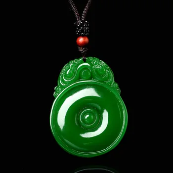 

Chines Jade Pendant China Green Domineering Pendant Jewelry Fine Jewelry Lucky Safety Charms Necklace Pendant