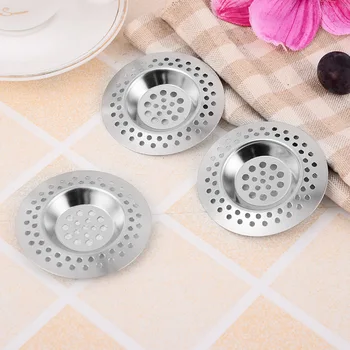 

Sewer Kitchen Sink Strainer Floor Drain Water Sink Filter Dense Holes Hair Catcher Stopper Kitchen Drain 7cm Diameter