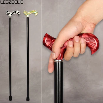 

Luxury Acrylic Handle Black Wooden Walking Canes Man Fashionable Walking Stick Women Party Decorative Sticks Vintage Canes