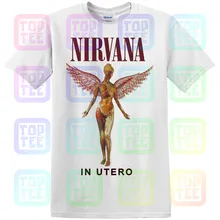 Футболка Nirvana-In Utero natur из хлопка Kurt Cobain