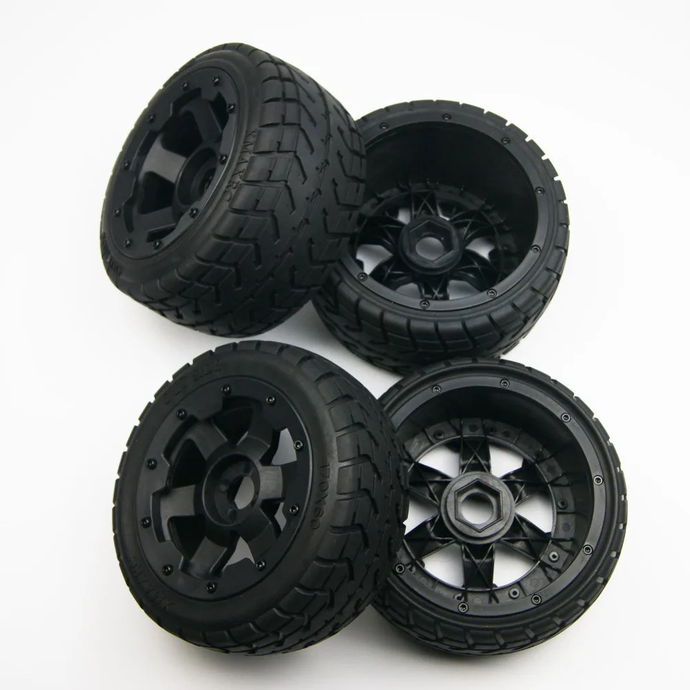 

Front and rear on road tire wheel for hpi rovan km baja 5b