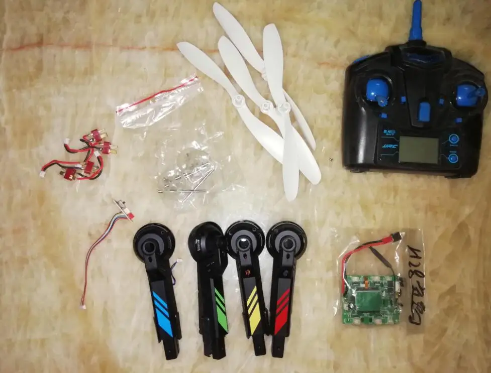 

JJRC H28 H28C H28W RC Quadcopter Spare Parts remote control propeller gear Screw Conversion line Plastic arm switch