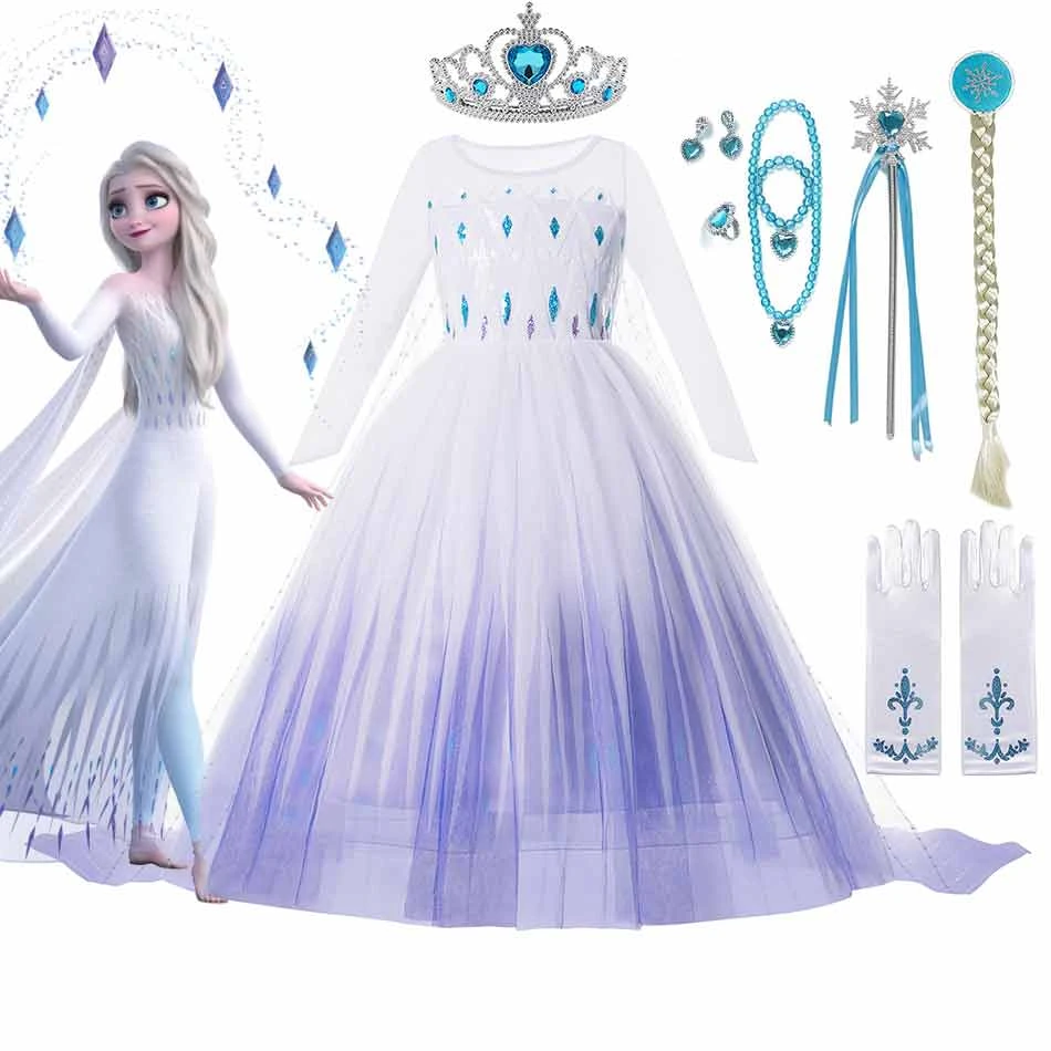 Frozen white dress Clearance