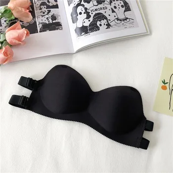

Invisible Bra Wireless Brassiere Underwear With Strap One-Piece Bras for Women Push Up Lingerie Seamless bra party lady