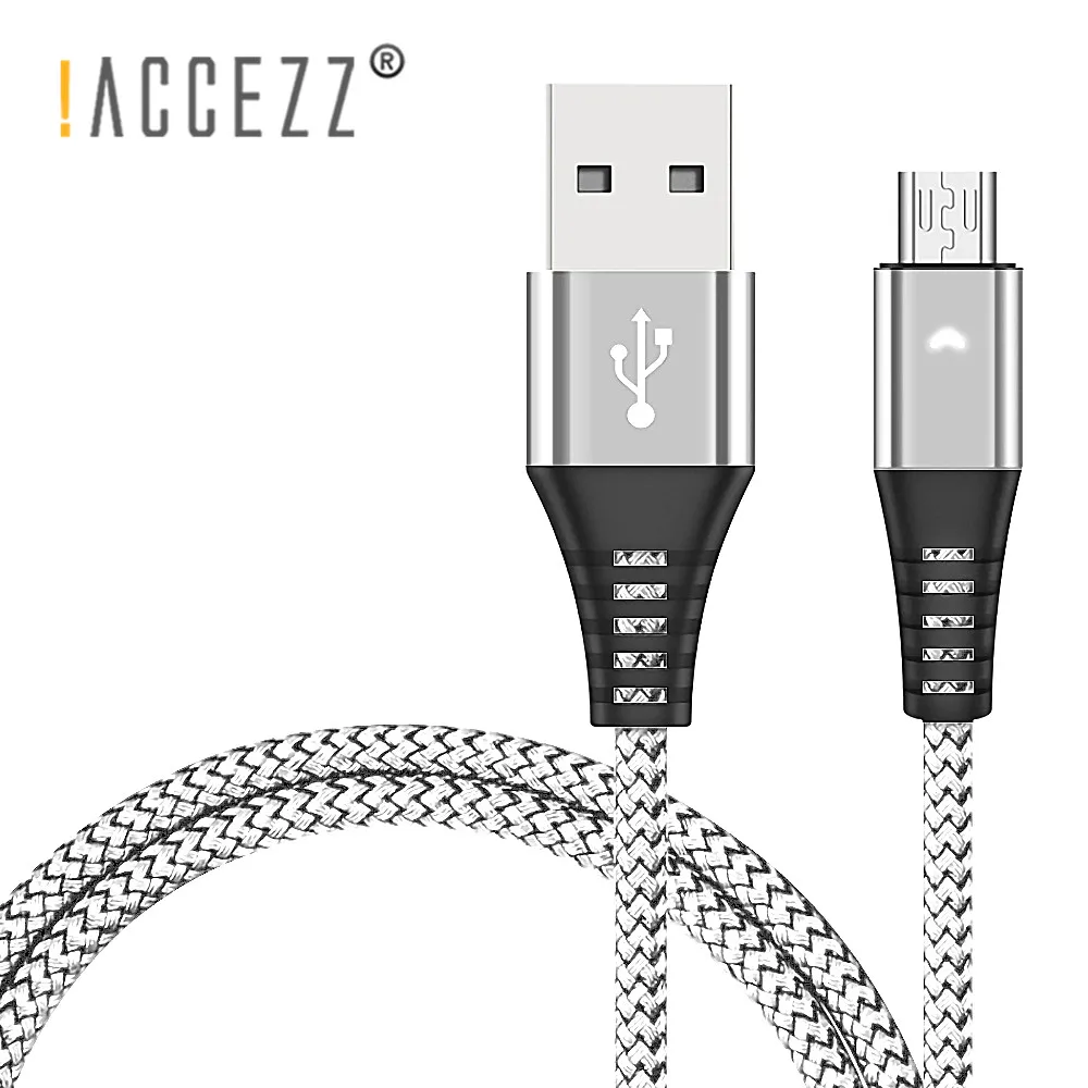 ! Micro USB кабель ACCEZZ 0 3 а для быстрой зарядки телефона Xiaomi Redmi4 Samsung S7 S6 Huawei Android м