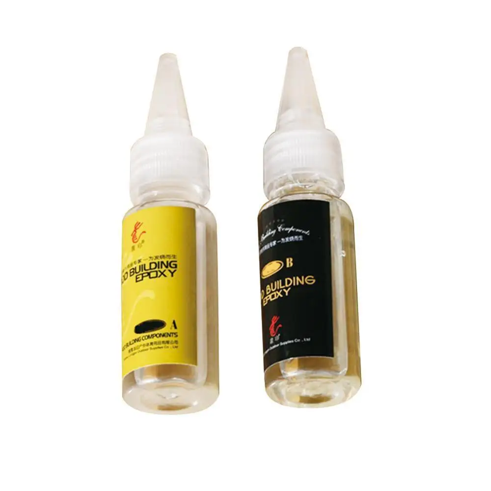 2Pcs/Set 20ml Epoxy Resin Glue Fishing Component Repair Transparent DIY