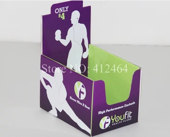 

Custom design print carton packaging paper display box ( DX-020)