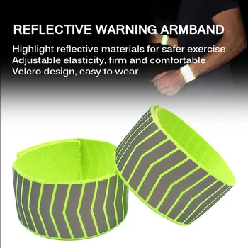 

Reflective Safety Vest Strap Elastic Webbing Night Running Riding Reflective Clothes Sanitation Construction Bracelet