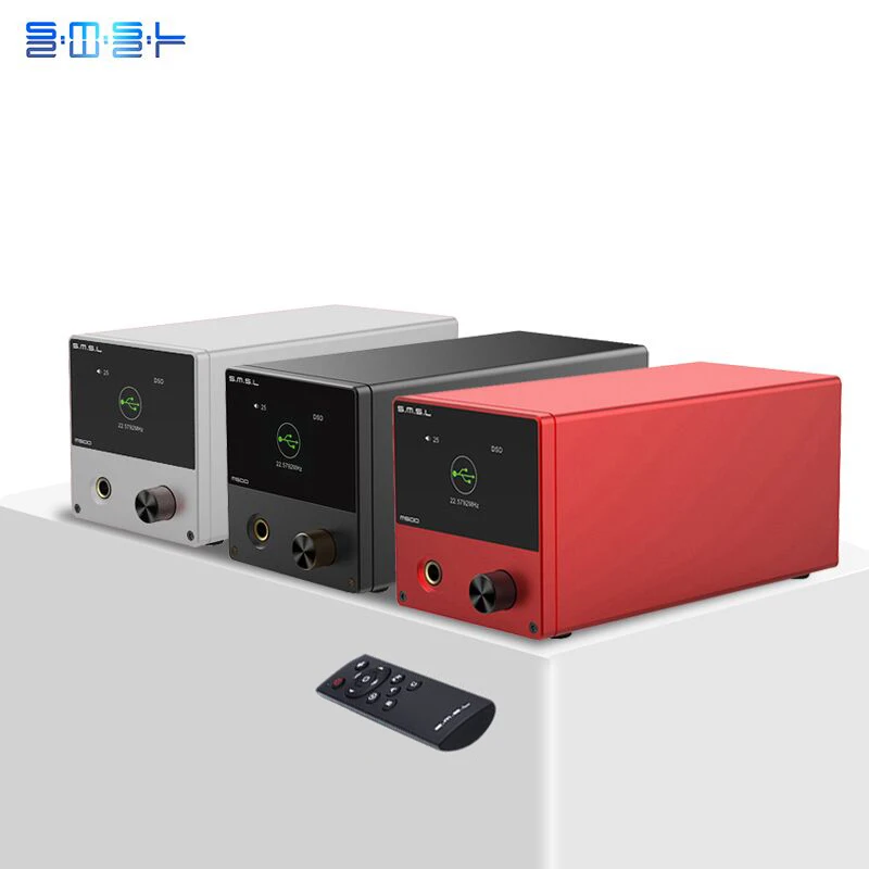 

SMSL M500 MQA USB DAC Headphone Amplifier ES9038PRO Chip RCA Optical Caoxial Audio Decorder Amplifiers DSD Mini XMOS XU-216