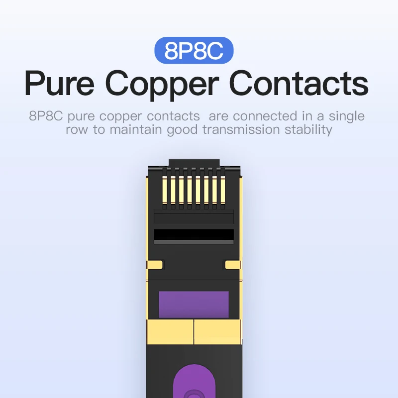 Сетевой кабель Vention RJ 45 Cat7 патч корд для маршрутизатора STP RJ45|cable rj45|cable 1mcable for pc |