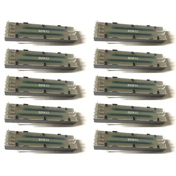

10pcs UPGRADED CROSS FADER ASSEMBLY FOR PIONEER DDJ SR SX DJM 250 704-DJM250-A032 Handle height 20mm