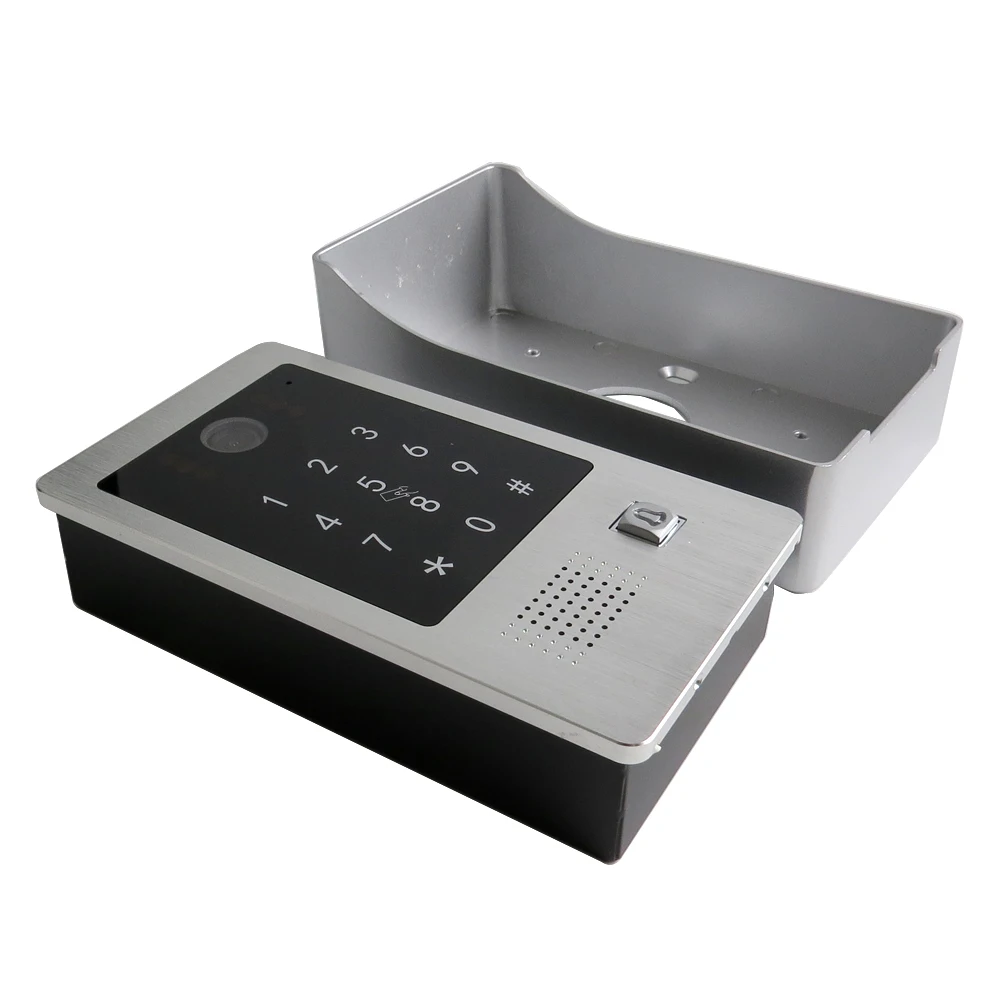 WiFi Video Intercom System IP Video Door Phone TuyaSmart App Remote Unlock Code Keypad+IC Card Home Access Control Touch Screen