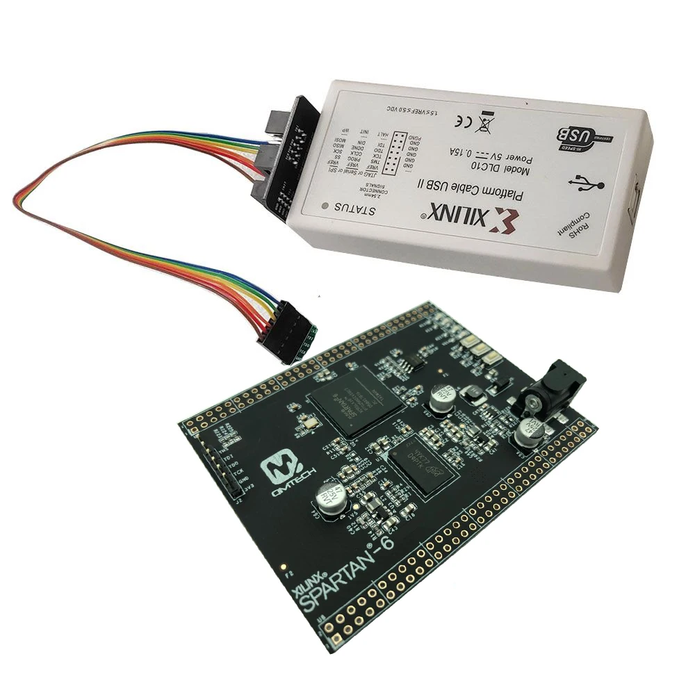 XILINX Spartan-6 Spartan6 FPGA Development Board 32MB SDRAM Micron MT48LC16M16A2 XC6SLX16 Core Board with DLC10 Xilinx Download-0