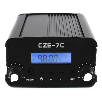 

LCD Display Audio FM Transmitter Radio Broadcast Station PLL And Antenna