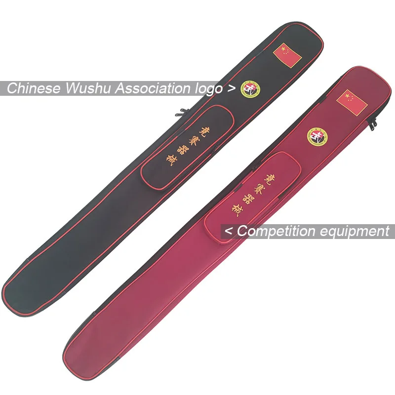 TaiChi Sword сумка Taiji broadsword сумка Однослойная нейлоновая ткань рюкзак черный и красный 110 см длина