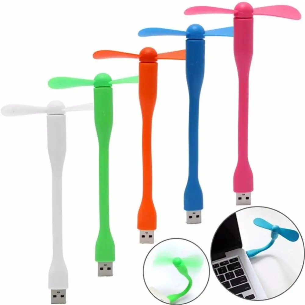 Портативный мини-вентилятор USB 2 в 1 тихий маломощный маленький вентилятор