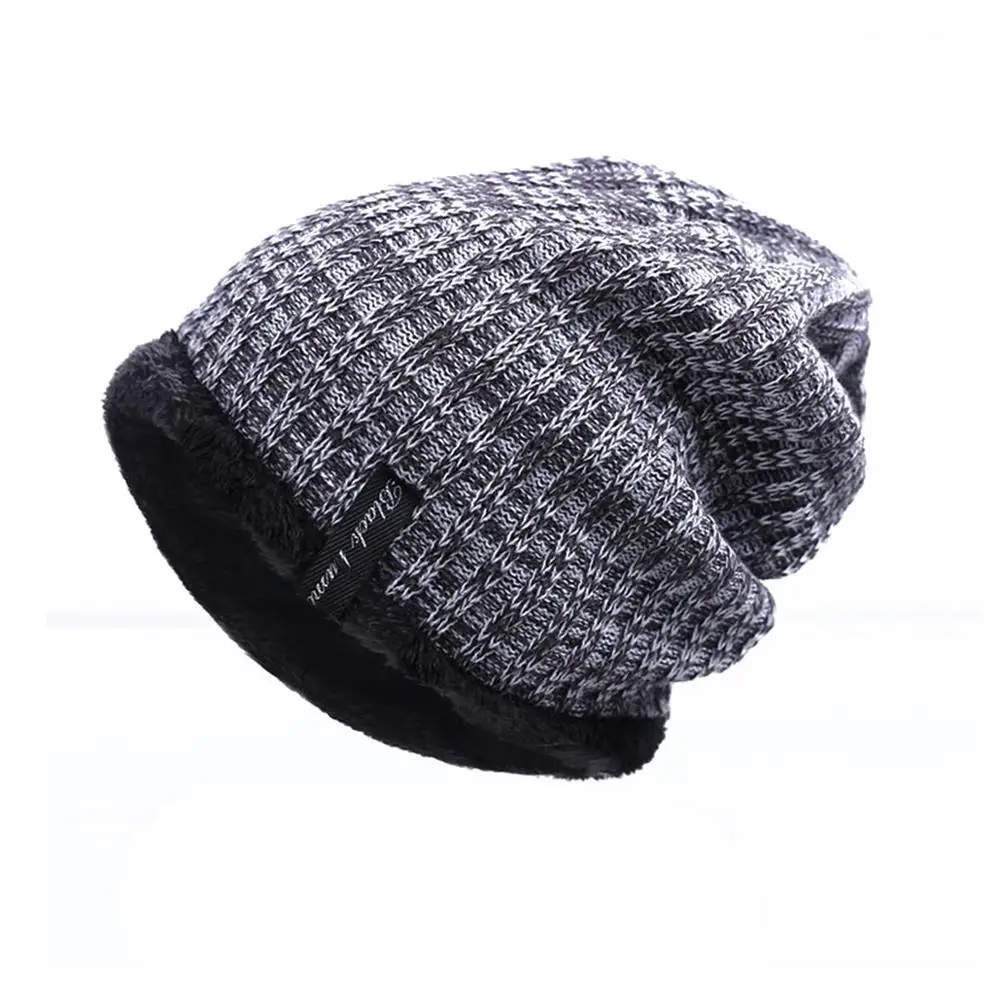 Вязаная плотная теплая зимняя шапка для мужчин, шапка Skullies, шапка s, мужские вязаные шапочки, шапка унисекс, теплая уличная шапка, шапка, шапка gorros
