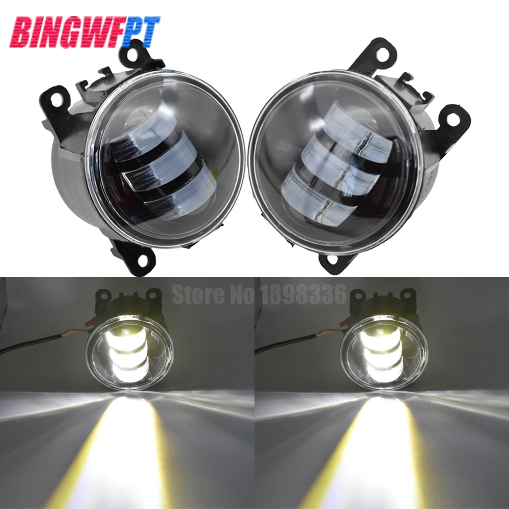 2 шт./пара противотуманная фара в сборе супер яркий светодиодный Противотуманные