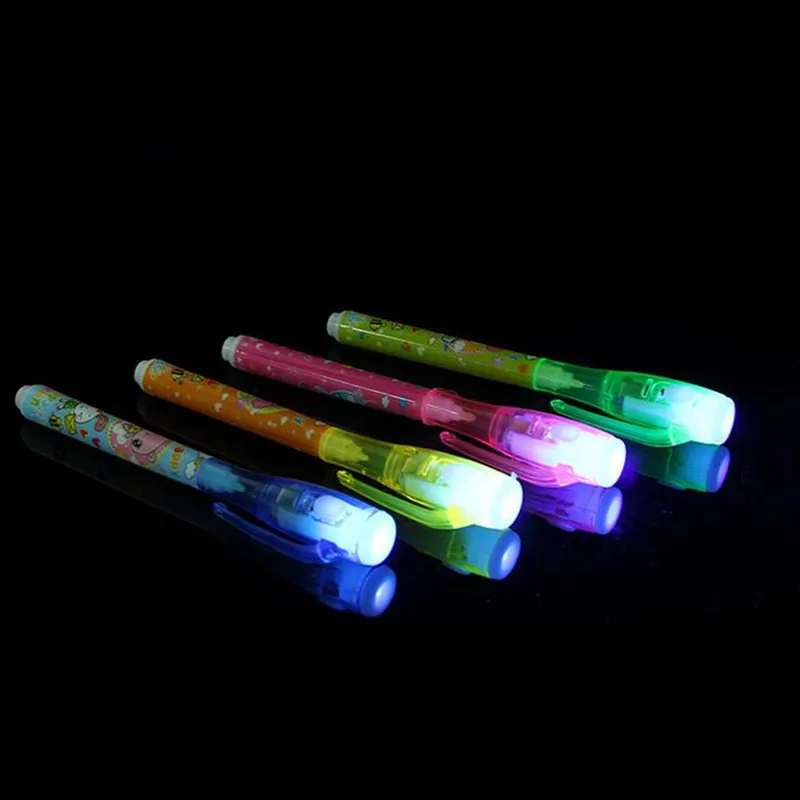 30pcs Invisible Children Funny Light Up Ultraviolet Kids Writing Pens Party Favor Gift Easter Valentines Day | Дом и сад