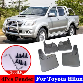 

2015-2020 For Toyota Hilux quattro Mudflap Splash Guard Special modification parts Mudguard Fen der car accessories