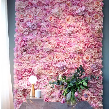WICCA шелк Розовый Белый Шампань 40x60 см искусственные цветы для свадебного фона домашний магазин украшения цветов Высокое качество Флора