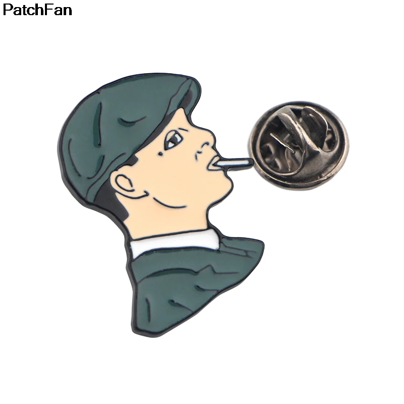 A2614 Patchfan Peaky BLINDER movie броши на булавке, значки с подвеской, украшенные ювелирные украшения, знаки отличия для рубашек, рюкзаков, сумок для одежды