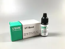 2 бутылки Uteeth Dental Composite Bond светильник ящаяся клейкая эмалевая смола, склеивание 3 мл/бутылка, наклейки для косточек sx2cards