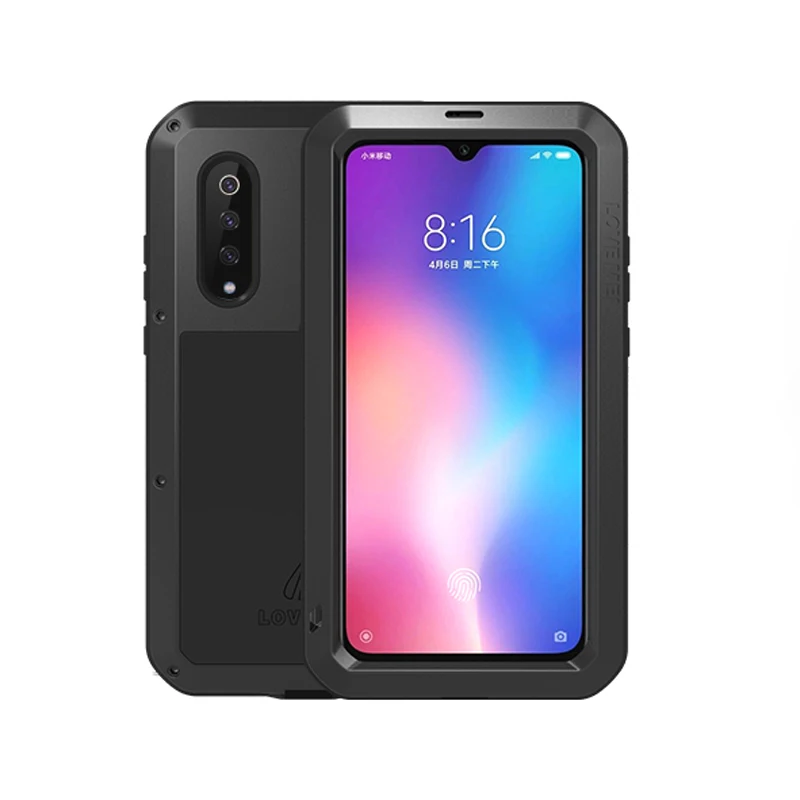 Алюминиевый металлический защитный чехол для Xiaomi Mi 9, ударопрочный прочный чехол с полным покрытием корпуса Xiaomi Mi9, чехол для Mi 9 с защитными стеклами Gorrila|Специальные чехлы| | АлиЭкспресс