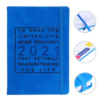 

1Pc Calendar Notebook Simple Schedule Book 2021 Planning Book Daily Planner