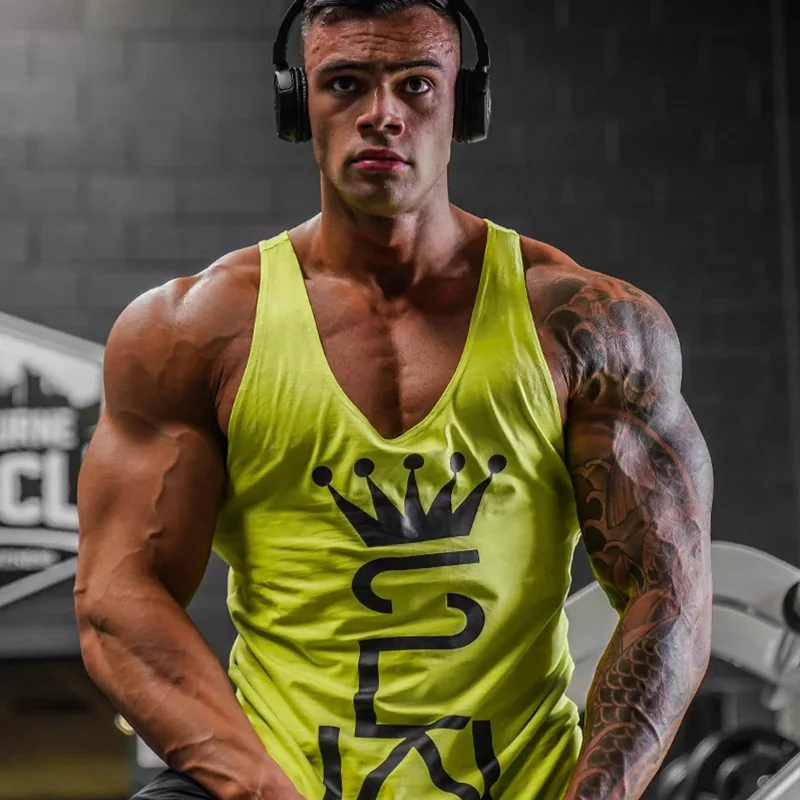 FRMARO майка для спортзала, Спортивная мужская майка для бега, майка для фитнеса и тренировок, хлопковая майка для бодибилдинга, Мужская Спортивная майка