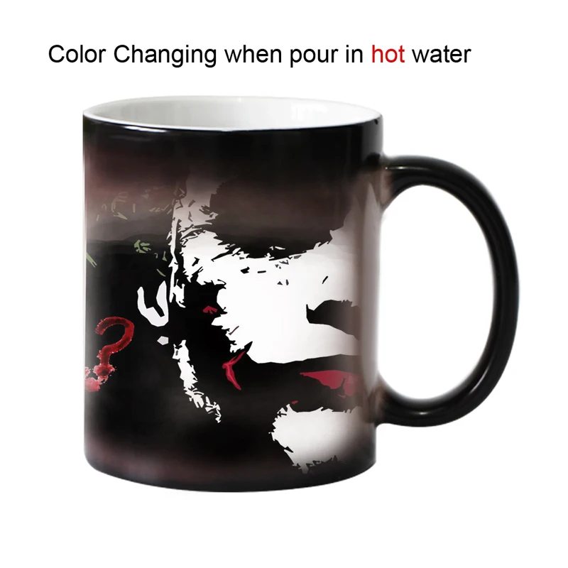 Дропшиппинг шутка Термочувствительная кофейная кружка волшебная меняющая цвет