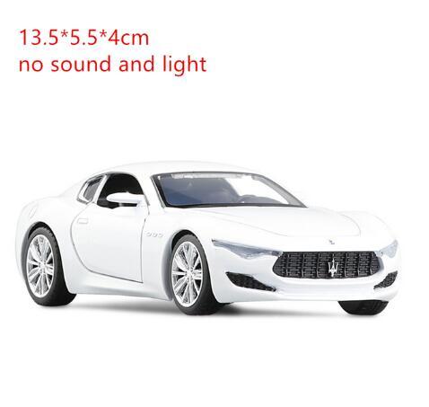 Alfieri Alloy Sports Car Diecast High Simulation Sound And Light Model Toy Vehicle Collection Gifts Toys for boys